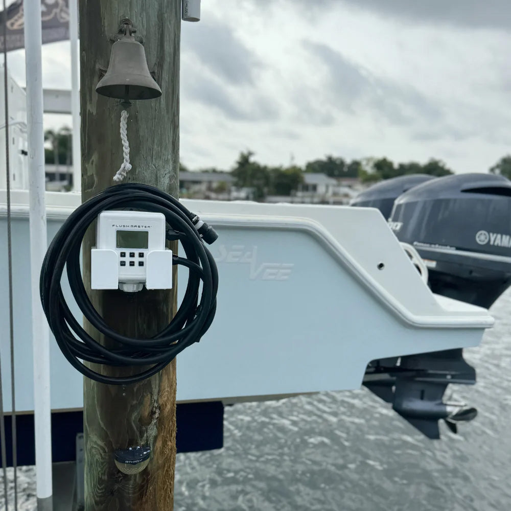 Flushmaster Outboard Flushing System - 4 Outlet w/Four 7' Hose Kits [SM-FM4007]