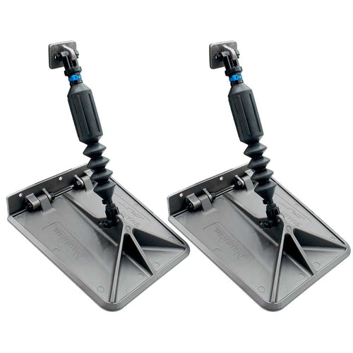 Lectrotab SX 9.5 x 10 Smart Tabs 13-15' Boats w/30lb Actuators - 30-40HP - Gunmetal Grey [SXG9510-30]