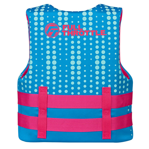 Full Throttle Youth Rapid-Dry Life Jacket - Aqua [142100-505-002-27]
